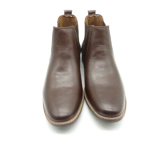 Deer Stags Men\'s Router Chelsea Boots 11M Brown Simulated Leather Elastic Panels main image 5